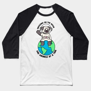 Snoozing on the moon one wrinkle at a time Baseball T-Shirt